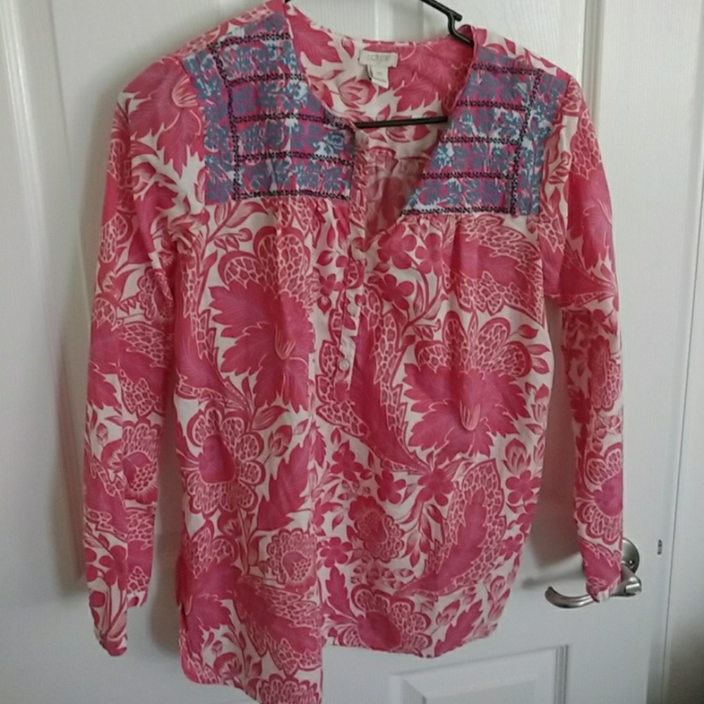 Embroidered peasent blouse